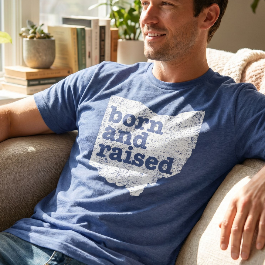 Ohio Born And Raised Tee – Ohio Originals